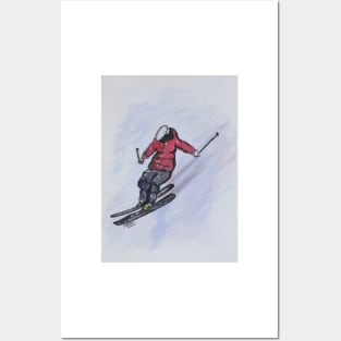 Snow Ski Fun Posters and Art